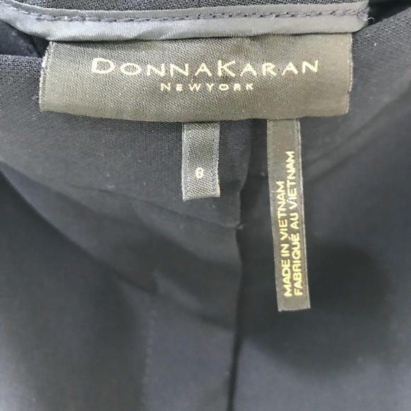 DONNA KAREN Navy Blue Pants Skinny Leg Size 8 - Picture 5 of 9